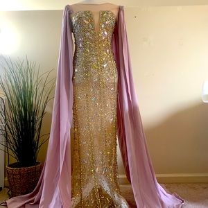 Tight fancy crystal Dress